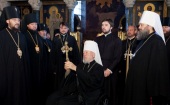 Предстоятель Української Православної Церкви привітав духовенство і мирян зі світлим Христовим Воскресінням