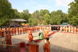 Патриаршее служение на Бутовском полигоне