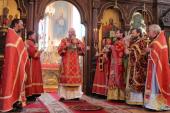 În ziua aniversării a cincea a restabilirii unității canonice cu Biserica Ortodoxe Ruse Locală, la catedrala Sfânta Treime a Misiunii duhovnicești ruse din Ierusalim a fost oficiat un serviciul divin