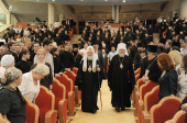 Виступ Святішого Патріарха Кирила на урочистому акті, присвяченому п'ятиріччю відновлення канонічної єдності Руської Православної Церкви