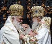 Слово Блаженнішого Архієпископа Афінського і всієї Еллади Ієроніма після богослужіння в Успенському соборі Кремля