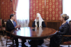 Встреча Святейшего Патриарха Кирилла с Председателем Правительства РФ Д.А. Медведевым
