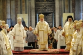 Предстоятель Элладской Православной Церкви совершил Божественную литургию в Исаакиевском соборе Санкт-Петербурга