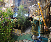 Патріарше служіння в переддень свята Святої Троїці в Троїце-Сергієвій лаврі