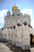 Божественная литургия в Успенском соборе Московского Кремля в день памяти равноапостольных Мефодия и Кирилла