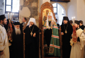 Предстоятель Руської Православної Церкви відвідав монастир святого Іраклідія