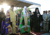 Preafericitul Patriarh Kiril a sfințit locul unde va fi ridicată prima biserică rusă în Limassol