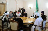 Святейший Патриарх Кирилл принял делегацию Центрального духовного управления мусульман России