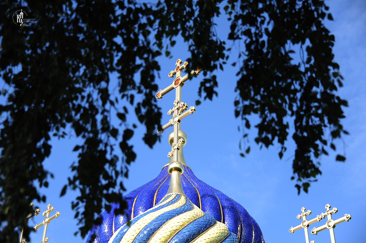 Cinul sfinţirii mari a catedralei în cinstea sfântului cneaz Igor de Cernigov în Peredelkino. Dumnezeiasca liturghie. Hirotonia arhimandritului Sofronie (Balandin) în treapta de episcop de Kineli