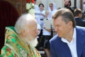 Президент Украины поздравил Блаженнейшего митрополита Владимира с 20-летием Предстоятельского служения