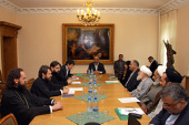 Председатель Отдела внешних церковных связей Московского Патриархата принял делегацию религиозных деятелей из Ирана