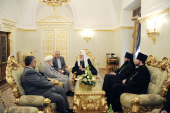 Întâlnirea Preafericitului Patriarh Kiril cu secretarul general al Organizaţiei Mondiale de cooperare între şcolile de gândire islamică ayatollahul Muhammad Ali Taskhiri