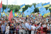 Участие в открытии фестиваля «Славянское единство — 2012» на границе России, Белоруссии и Украины