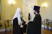 Поздравление сотрудников Московской Патриархии, отмечающих юбилейные даты