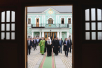 17 июля Святейший Патриарх Кирилл в Троице-Сергиевой лавре перед началом акафиста преподобному Сергию