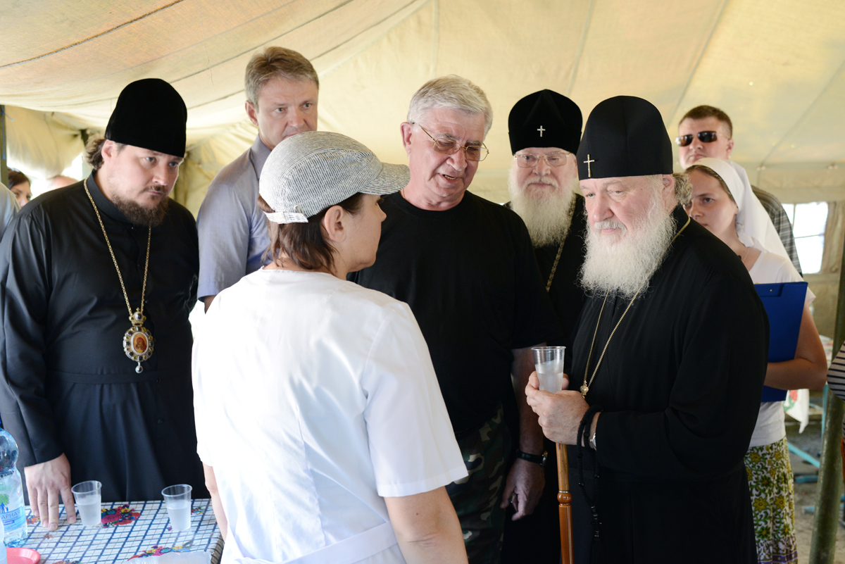Посещение Святейшим Патриархом Кириллом г. Крымска