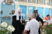Întâistătătorul Bisericii Ruse a vizitat biserica în cinstea icoanei Maicii Domnului de la Kazan în or. Krymsk