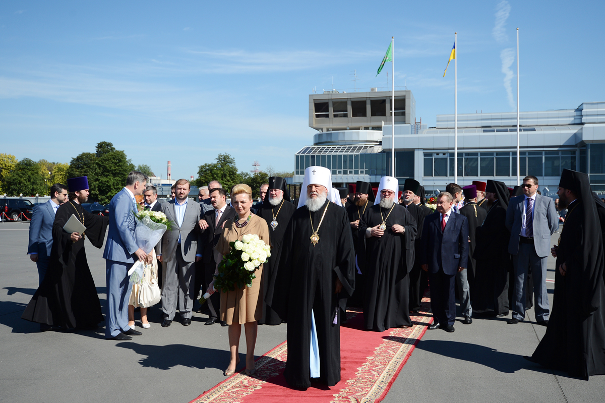 Святейший Патриарх Московский и всея Руси Кирилл прибыл на Украину