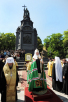 Патриарший визит на Украину. Молебен у памятника Крестителю Руси на Владимирской горке