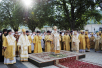 Vizita Patriarhală în Ucraina. Privegherea la lavra Pecerska din Kiev în ajunul zilei pomenirii sfântului întocmai cu apostolii marelui cneaz Vladimir
