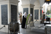 Визит Святейшего Патриарха Кирилла в Польшу. Посещение Мемориала советским воинам-освободителям и Могилы неизвестного солдата в Варшаве