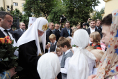 Святейший Патриарх Кирилл совершил молебен в варшавском кафедральном соборе Марии Магдалины