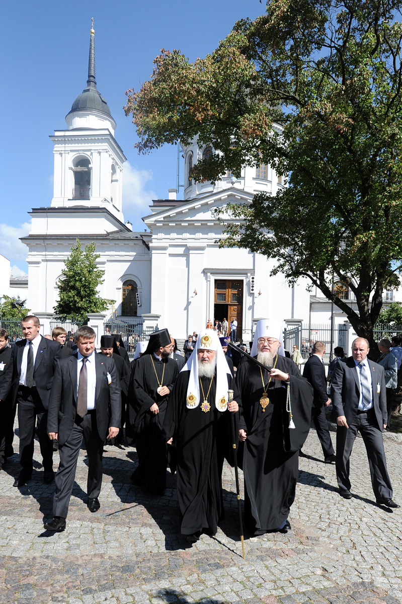 Визит Святейшего Патриарха Кирилла в Польшу. Посещение храмов Белостока