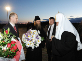 Preafericitul Patriarh Kiril a sosit în Solovki