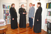 Обер-бургомистр г. Баден-Баден (Германия) награжден орденом Русской Православной Церкви прп. Сергия Радонежского II степени