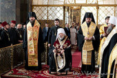 Блаженнейший митрополит Киевский и всея Украины Владимир совершил благодарственный молебен в день 21-й годовщины независимости Украины