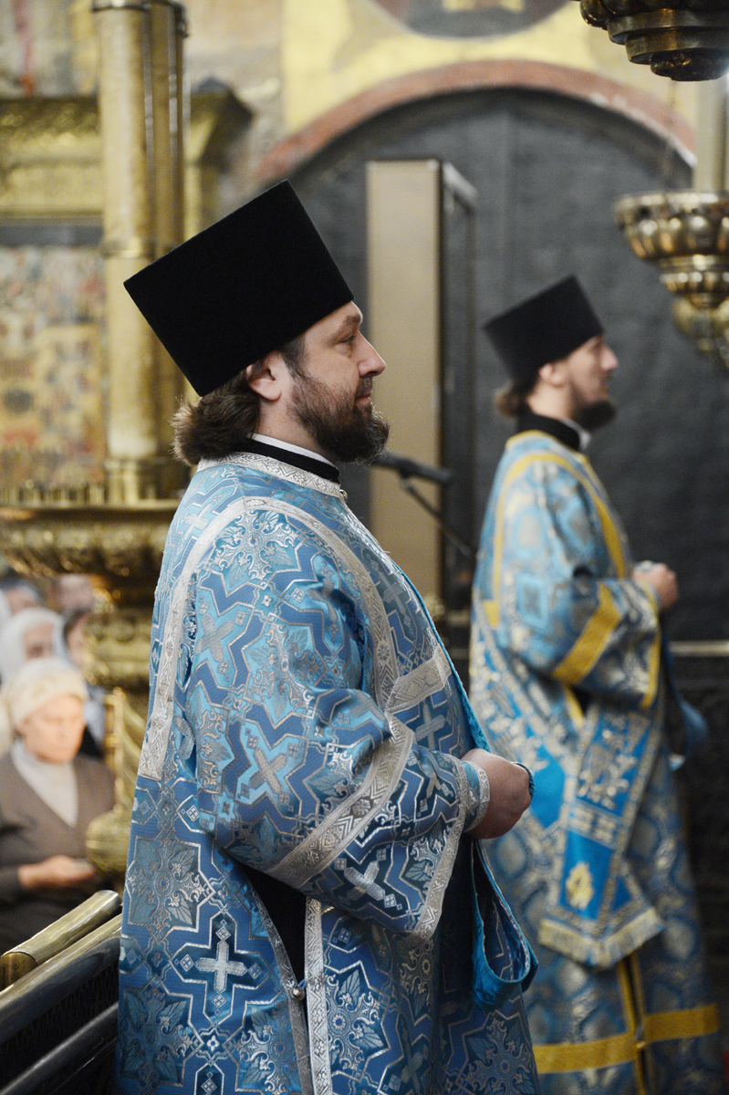 Патриаршее служение в праздник Успения Пресвятой Богородицы в Успенском соборе Московского Кремля