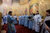 Slujirea Patriarhului de ziua sărbătorii în cinstea icoanei Maicii Domnului „Donskaia”. Hirotonirea arhimandritului Veniamin (Koroliov) în treapta de episcop de Jeleznogorsk