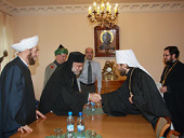 Председатель Отдела внешних церковных связей встретился с делегацией Сирийской Арабской Республики во главе с Верховным муфтием Сирии
