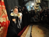 Святіший Патріарх Кирил та Блаженніший Патріарх Єрусалимський Феофіл відвідали Храм Воскресіння Христового в Єрусалимі