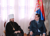 Митрополит Волоколамский Иларион встретился с премьер-министром Сербии И. Дачичем