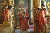 В Богоявленском кафедральном соборе архиепископ Истринский Арсений совершил панихиду по приснопамятному Патриарху Алексию II