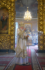 Slujirea Patiarhului de sărbătoarea Înălţarea Domnului la biserica „Marea Înălţare”, or. Moscova. Hirotonia arhimandritului Serghii (Bulatnokov) în treapta de episcop de Klintsy