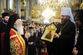 Делегація Московського Патріархату взяла участь у святкуванні тезоіменитства Патріарха Константинопольського Варфоломія