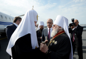 Vizita Patriarhului în Estonia. Sosirea la Tallinn
