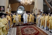 Vizita Patriarhului în Estonia. Dumnezeiasca liturghie la mănăstirea de la Piuhtitsa