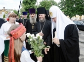 Vizita Patriarhului în Estonia. Vizitarea centrului social în or. Narva