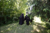 Vizita Patriarhului în Estonia. Vizitarea mănăstirii din Piuhtitsa. Litia pe mormântul egumenei Varvara (Trofimova)