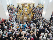 Святейший Патриарх Кирилл освятил храм в таллинском районе Ласнамяэ