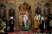Святіший Патріарх Кирил звершив молебень у Олександро-Невському кафедральному соборі Таллінна