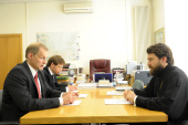 Митрополит Волоколамский Иларион встретился с послом Польши в России Войцехом Зайончковским