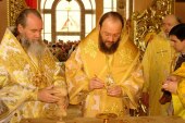 Управляющий делами Украинской Православной Церкви совершил освящение собора Всех святых в Мукачево
