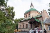 Митрополит Киевский Владимир совершил освящение восстановленного Серафимовского храма Китаевой пустыни