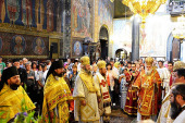 Клирики Русской Православной Церкви приняли участие в богослужении по случаю престольного праздника Софийской митрополии