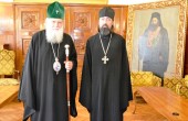 Святейший Патриарх Болгарский Неофит принял настоятеля русского Никольского храма-подворья в Софии