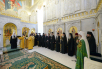 Посещение Патриархом Сербским Патриаршей резиденции в Даниловом монастыре. Молебен в домовом храме резиденции